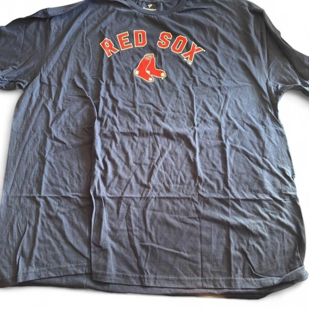 Fanatics‎ Boston Red Sox Trevor Story 10 MLB Navy Blue T-Shirt Mens 3XL Unisex